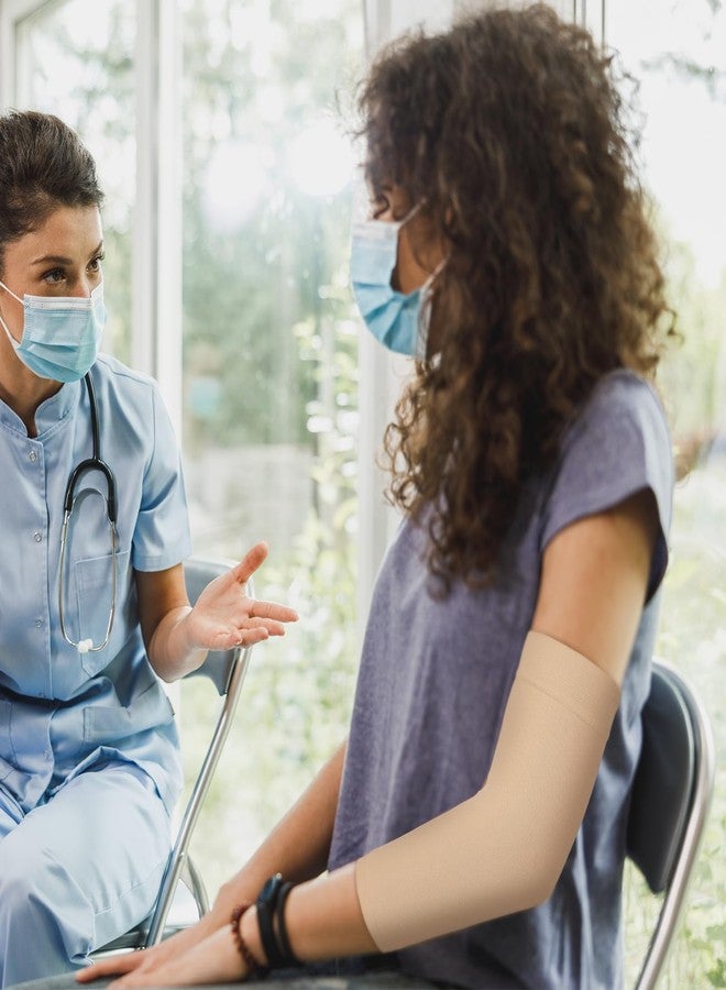 Threlaco 3 Pairs Diabetes Arm Band Diabetic Sensor Armband for Insulin Pod Monitoring, Breathable Washable Sensor Cover Sleeve Compatible with Omnipod/Freestyle Libre, Replace Adhesive Patches Tape - Image 4